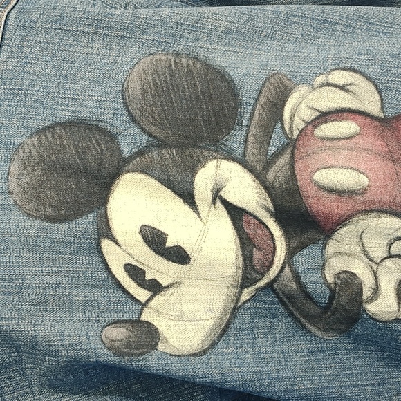 Denim Jacket with Mickey Mouse Design - Picture 6 of 8